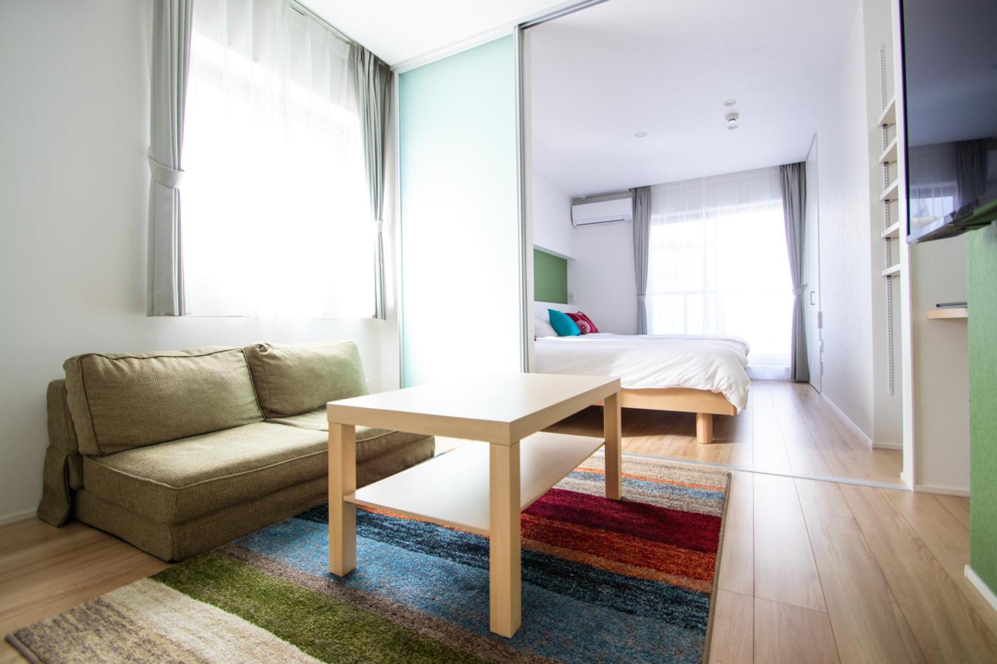 Apartment Hotel Tenjin Tumugu Фукуока Экстерьер фото